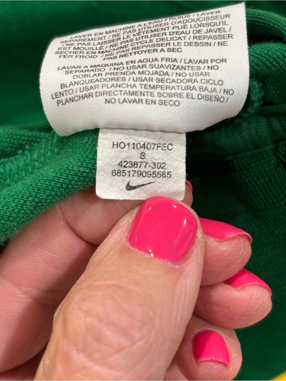 Nike Brazil CBF Soccer Full Zip Track Jacket Green Yellow Small - Picture 11 of 13